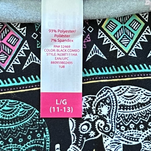 No Boundaries Stretch Sleeveless Tank Top-Elephant Print NWOT - Picture 5 of 7